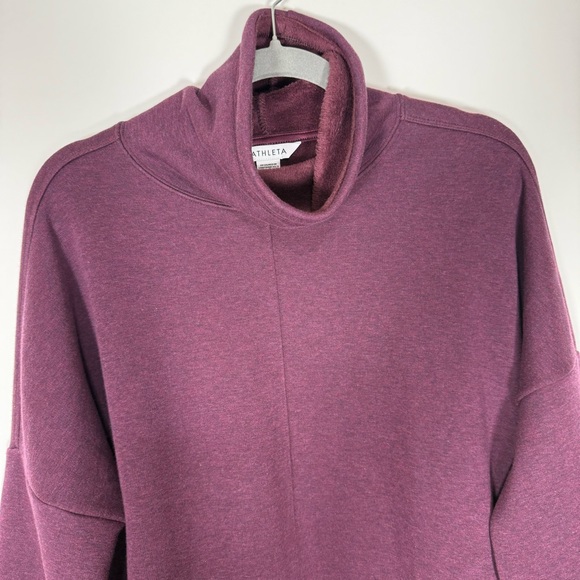 NWT Athleta Women’s Cozy Karma Funnel Neck Oversized Sweatshirt Size XS - Picture 16 of 16